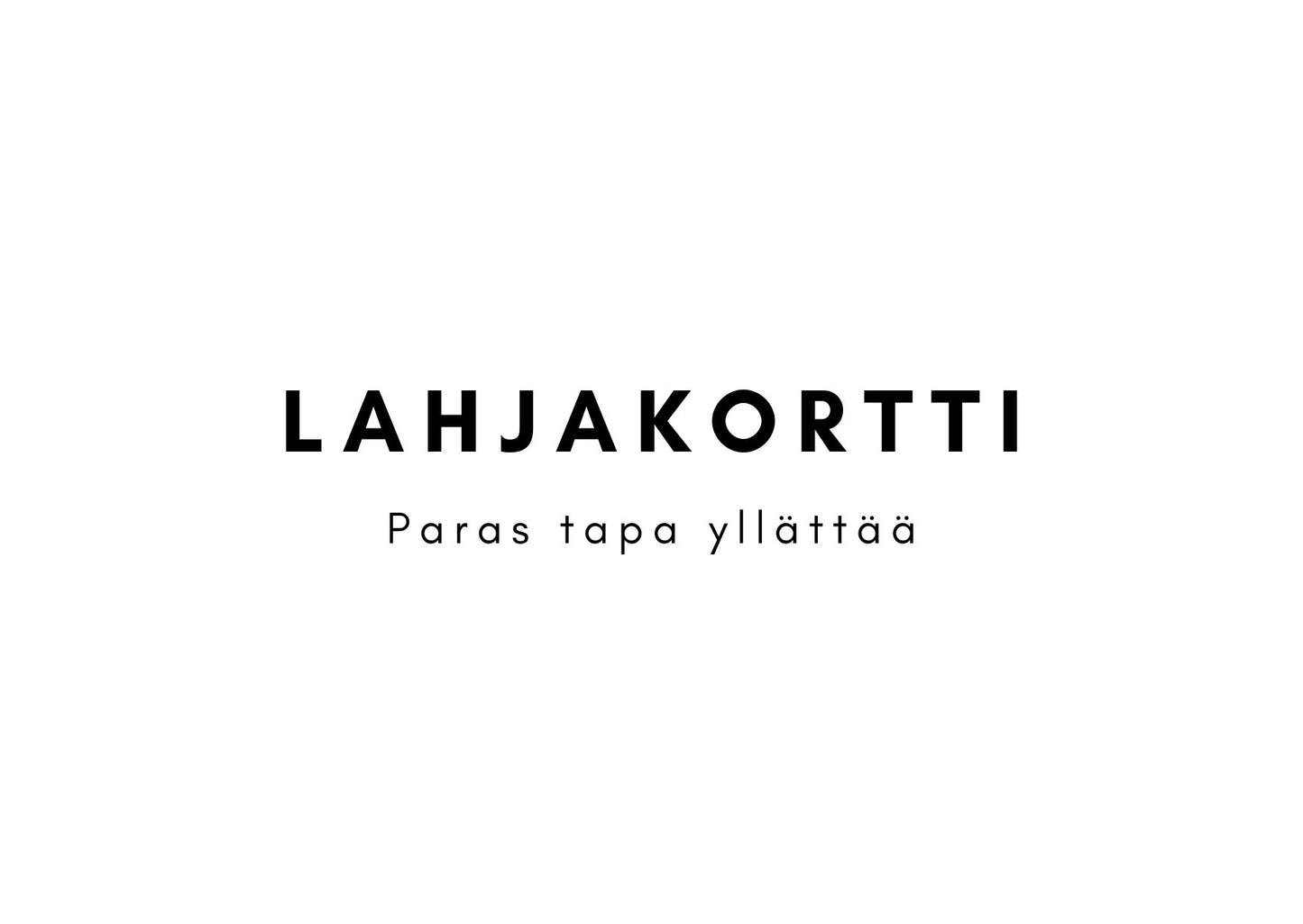 Lahjakortti kotihierontaan